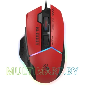 Игровая мышь A4Tech Bloody W95 Max Sports (красный/черный)